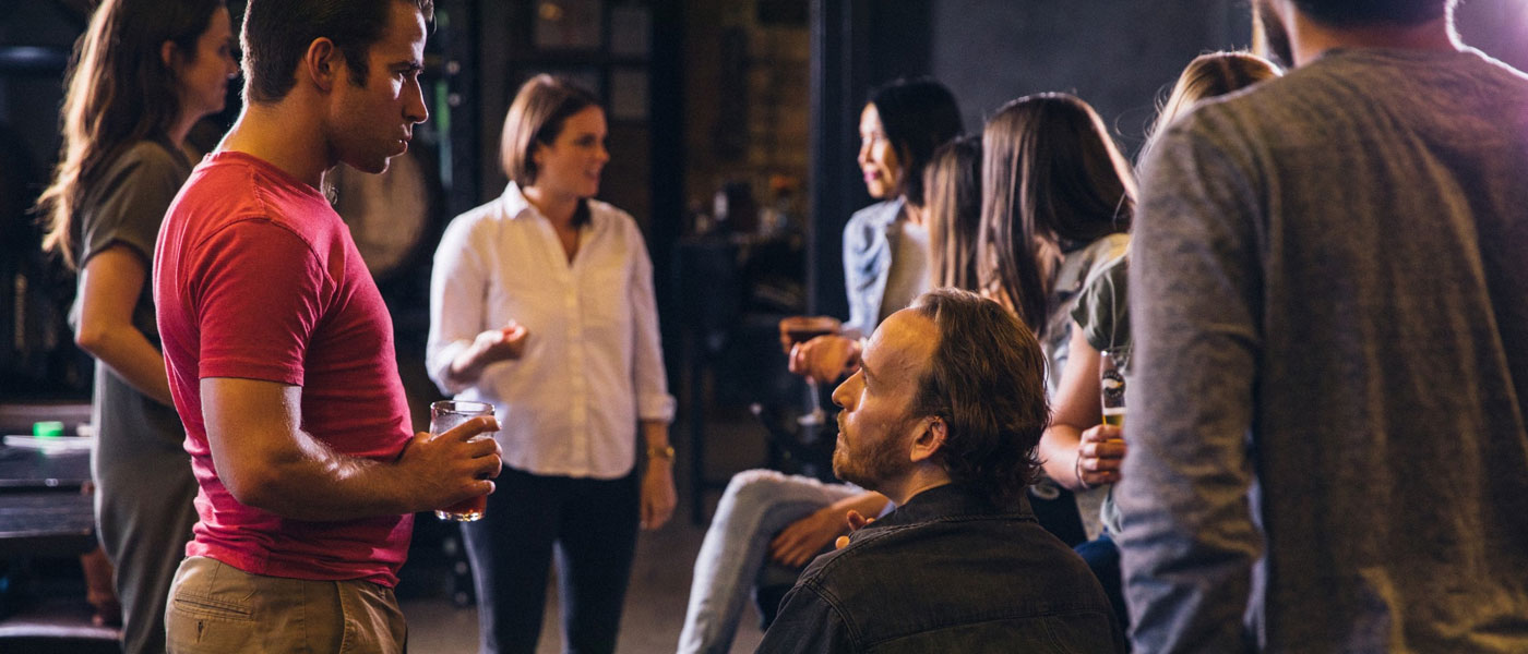 Top tips on how to get in on the conversation at a singles event