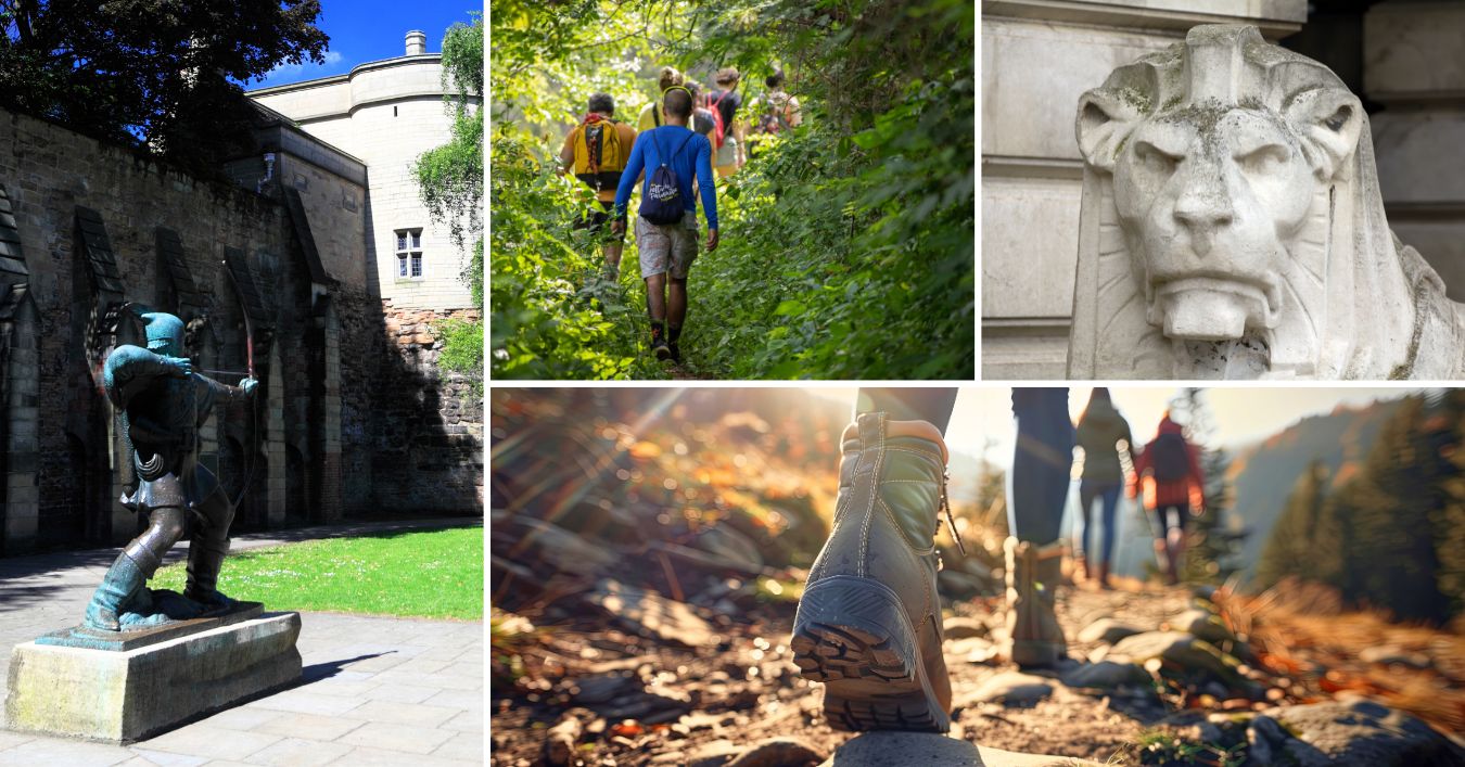 Walking tour of Nottingham